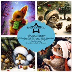 Paper Favourites Paper Pack "Christmas Bunny" PF254