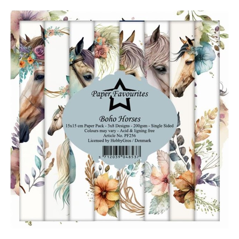 Paper Favourites Paper Pack "Boho Horses" PF256
