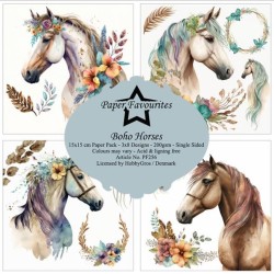 Paper Favourites Paper Pack "Boho Horses" PF256