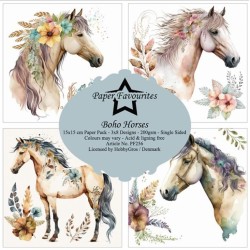Paper Favourites Paper Pack "Boho Horses" PF256