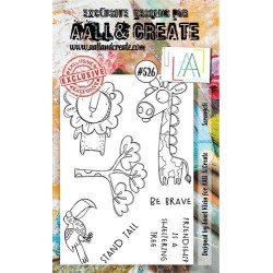 AALL & Create Stamp Dinos AALL-TP-522 15x10cm