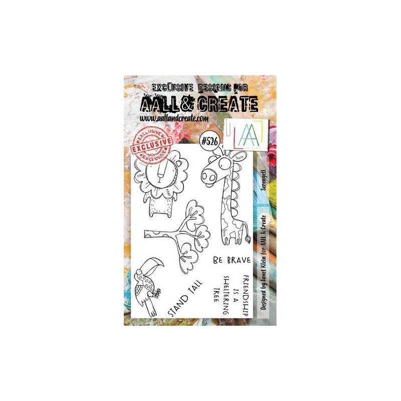 AALL & Create Stamp Dinos AALL-TP-522 15x10cm