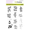 CraftE clearstamps A6 - handletter - diverse (Eng) Carla Kamphuis