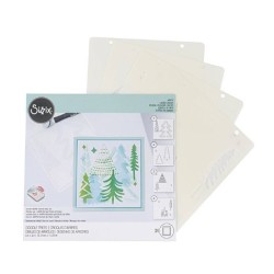 Sizzix • Layered Stencils Doodle Trees 4pieces