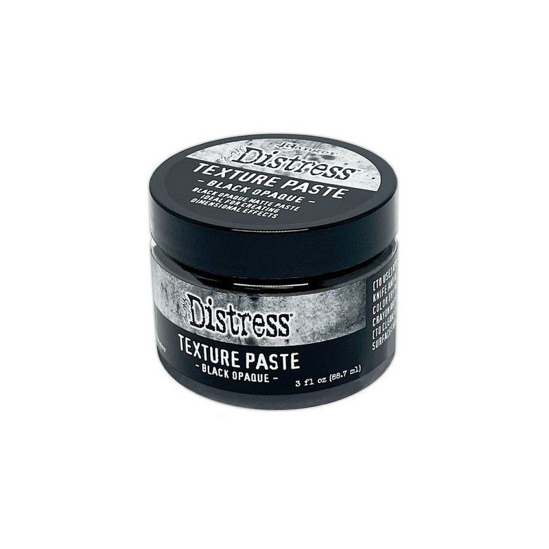 Ranger Distress Halloween Texture paste - Black opaque TSHK84471 Tim Holtz
