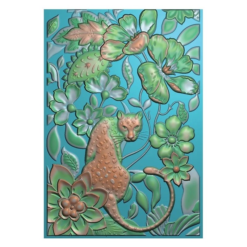 Craft Consortium Enchanted Jungle - 3D Embossing Folder
