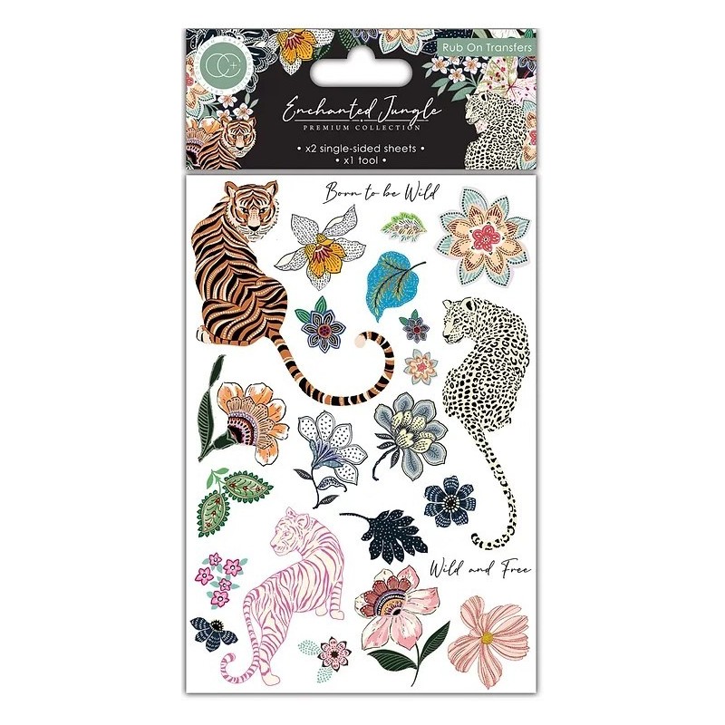 Craft Consortium Enchanted Jungle - Rub on Transfers