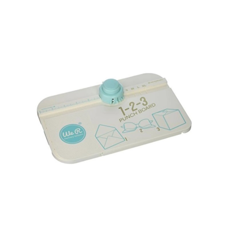 We R Makers • Kuvert / Box 1-2-3 punch board STOR 18x28 cm