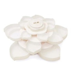 We R Makers • Embellishment storage bloom White 28,70x28,70x16,51cm