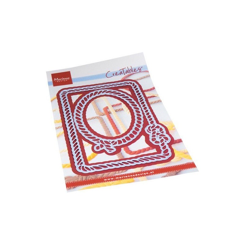 Marianne D Creatable Rope frames - Rectangle & Oval LR0813 88 x 124 mm