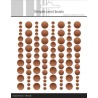 Simple and Basic Enamel Dots "Metallic Copper - Matte" SBA030