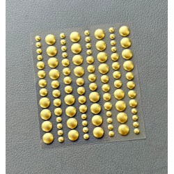 Simple and Basic Enamel Dots "Metallic Pale Gold - Matte" SBA031