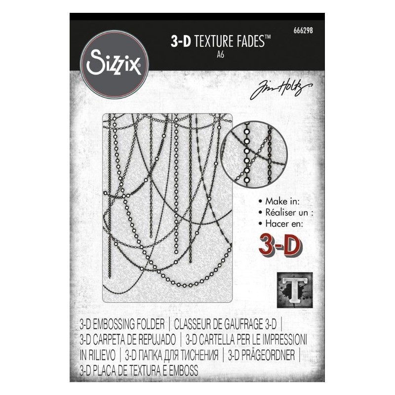 Sizzix/Tim Holtz 3D Embossingfolder "Sparkle" 666298