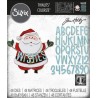 Sizzix/Tim Holtz Thinlits Die "Santa Greetings" 666338