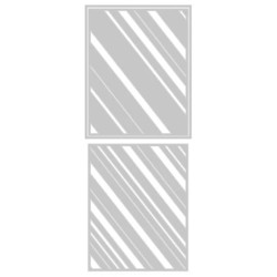 Sizzix/Tim Holtz Thinlits 3 Die "Layered Stripes" 666336