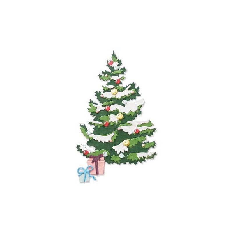 Sizzix Thinlits Die Set 8PK - Layered Christmas Tree 664712