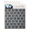Ranger SH Cling Rubber Background Stamp 6x6 Stippled Circles HUR78777 Simon Hurley