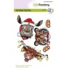 CraftEmotions clearstamps A6 - Funny animals 5 Christmas Carla Creaties