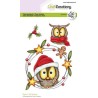 CraftEmotions clearstamps A6 - Owls 4 Christmas Carla Creaties