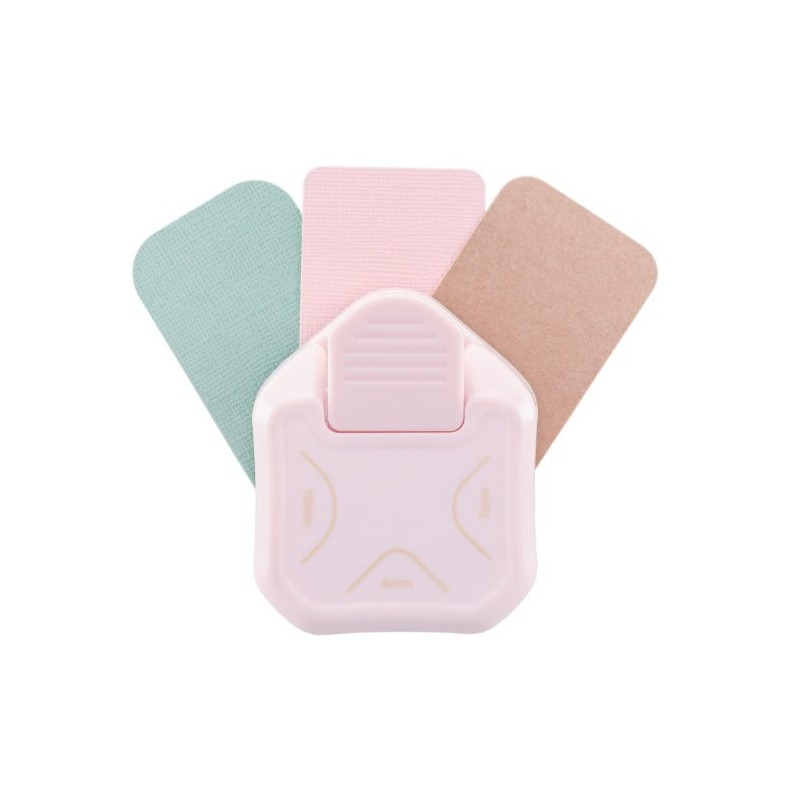 Vaessen Creative • 3-in-1 Corner Punch 4-7-10mm Pink