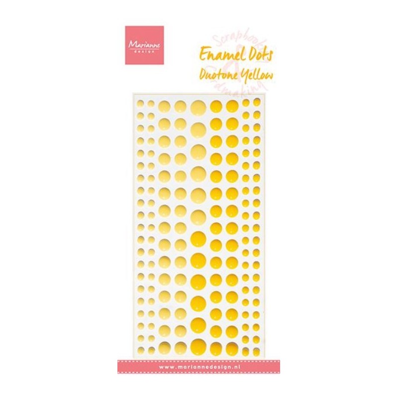 Marianne Design Enamel Dots "Duotone Yellow" PL4527