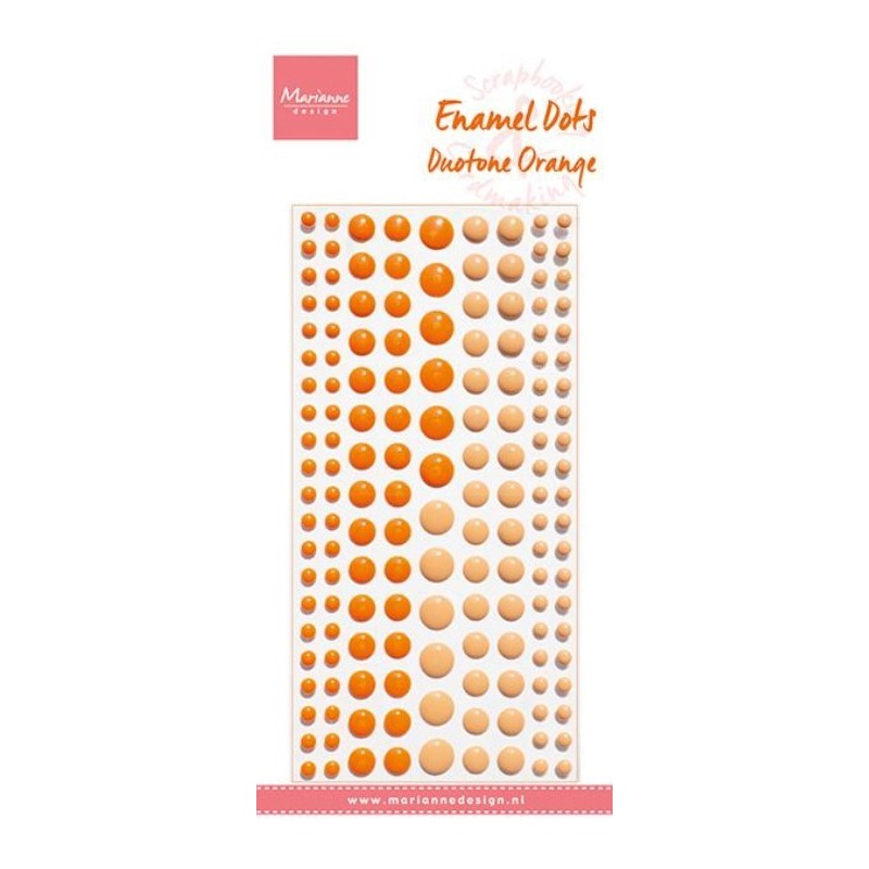 Marianne Design Enamel Dots "Duotone Orange" PL4528