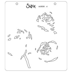 Sizzix • Layered Stencils Layered Peony 4pcs