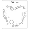 Sizzix • Layered Stencils Heart Wreath 4pieces