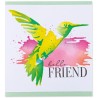 Sizzix • Layered stencil Hummingbird