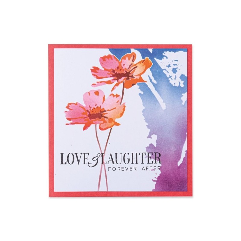 Sizzix • Layered stencil Flowers 4 st