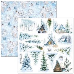 Ciao Bella WINTER JOURNEY FUSSY CUT PAD 6"X6"