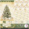 Ciao Bella SPARKLING CHRISTMAS PATTERNS PAD 12"X12"