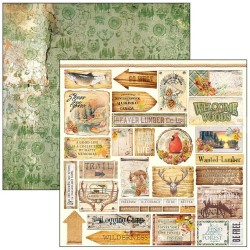 Ciao Bella INTO THE WILD PAPER PAD 12"X12"