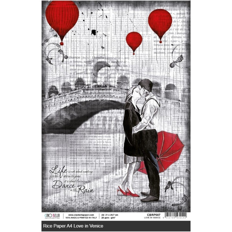 Ciao Bella Rispapper A4 LOVE IN VENICE