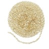 Kedja 1 Förp., 2 M, B: 2 mm, Förgylld Gold/ Guld