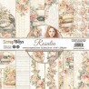 ScrapBoys Rosalia paperpad 24 vl+cut out elements-DZ ROSA-09 250gr 15,2cmx15,2cm