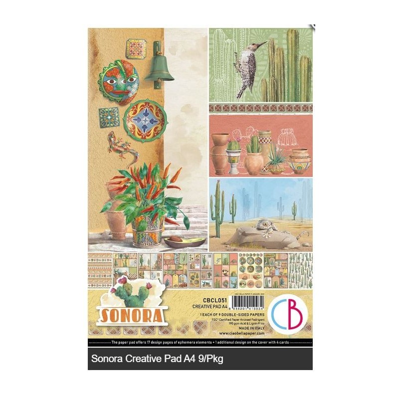 Ciao Bella SONORA CREATIVE PAD A4