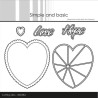 Simple and Basic die "Patchwork Heart w/Scalloped Edge" SBD284