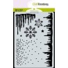 CraftEmotions Mask stencil - Icicles, crystals and snow A6