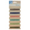 Joy! crafts Embroidery thread set - purple - pink - aqua - gold 6300/0106- Metal effects 6x25mtr