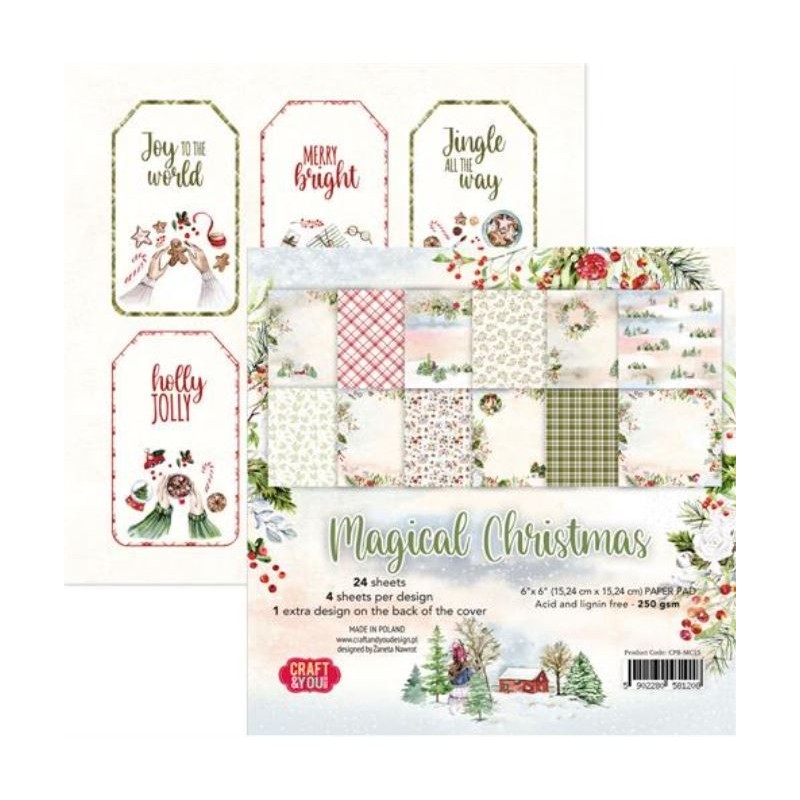 Craft & You Paperpad "Magical Christmas" CPB-MC15