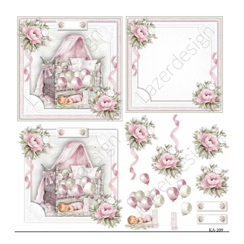2023-KA-209 3D KLIPPARK Rosa Baby