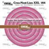 Crealies Crea-Nest-Lies XXL Inchies circle thin frames CLNestXXL164 max. 5,125 x 5,125 inch
