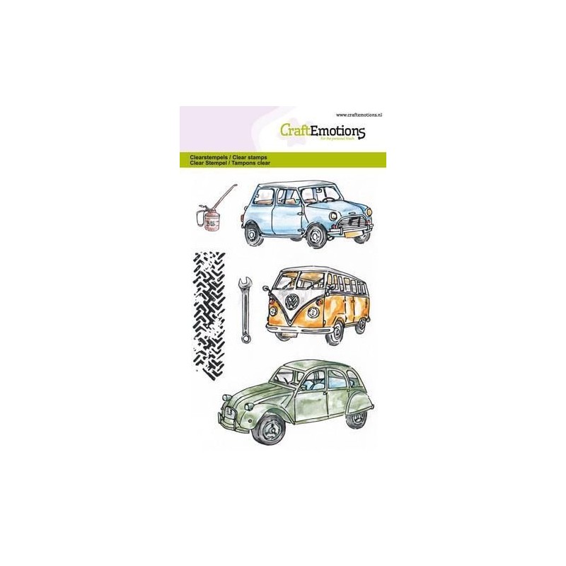 CraftEmotions clearstamps A6 - Classic Cars 1