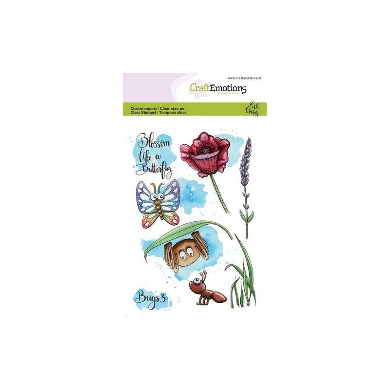 CraftEmotions clearstamps A6 - Bugs 3 Carla Creaties
