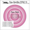 Crealies Crea-Nest-Lies XXL no 73 cross stitch circles max. 13x13 cm / CLNestXXL73