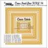 Crealies Crea-Nest-Lies XXL no 74 cross stitch squares max. 13x13 cm / CLNestXXL74