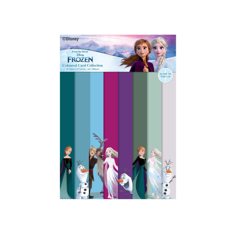 Creative Expressions • Disney A4 Frozen Christmas Coloured Card Pack