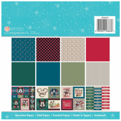Creative Expressions • Disney 8x8 Mickey & Minnie Mouse Christmas Card Making Pad 20,32x20,32cm