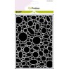 CraftEmotions Mask stencil rings round - oval background A5